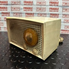 vintage champion serenade 825 bakelite valve radio white