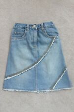 Vintage Y2K Girls Denim Skirt Tesco. Age 5-6 years.21" Waist. Excellent Con