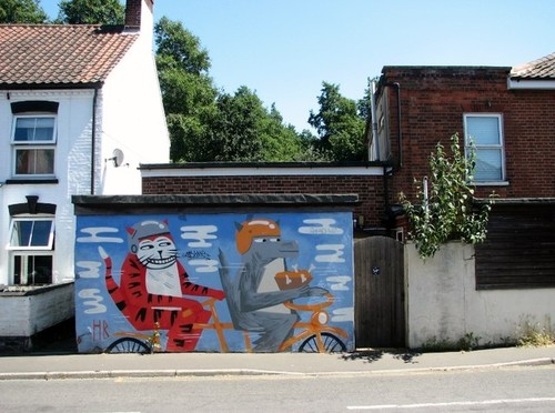 Photo 6x4 painted shed - shed, in