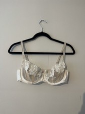 Belle Vere Notte bra women cream size 36C lace embroidered lingerie