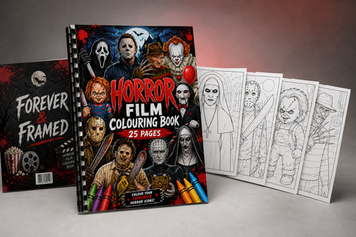 Horror film colouring - film, book