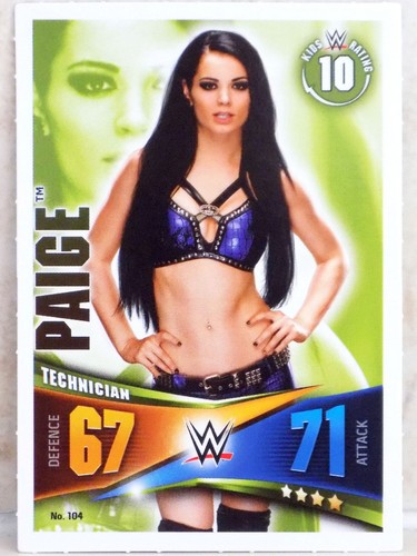 Wwe paige topps slam attax - topps,