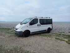 Vauxhall Vivaro Day / Weekend Van 2008 White With Roof Rack And Tow Bar
