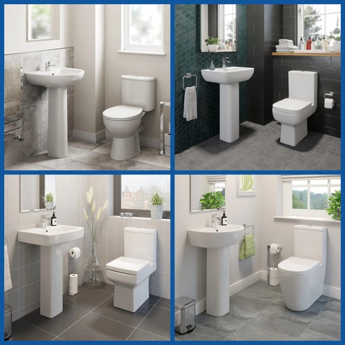 Bathroom cloakroom suite close - bathroom,
