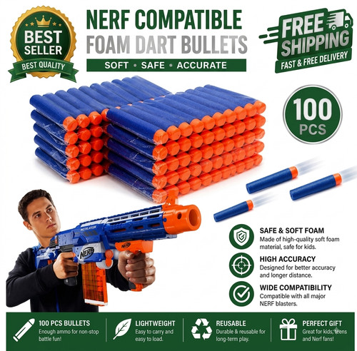 100pcs foam darts refill - 100pcs,