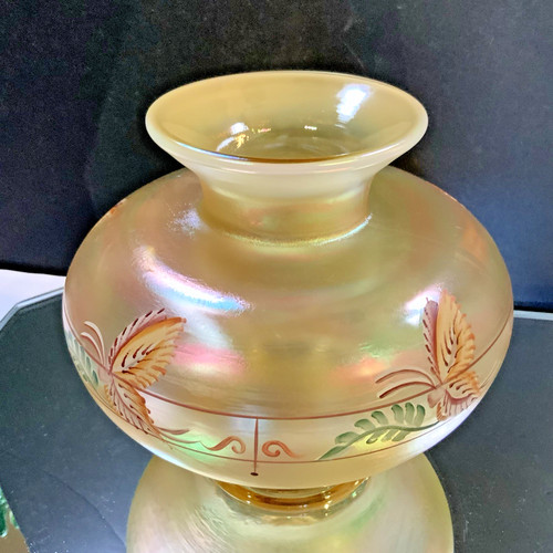 Fenton millennium vase - fenton,