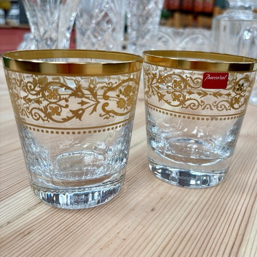 Pair fine crystal gold - fine,