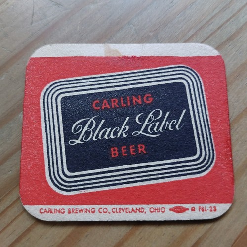 Carling export beer mat - carling, cat