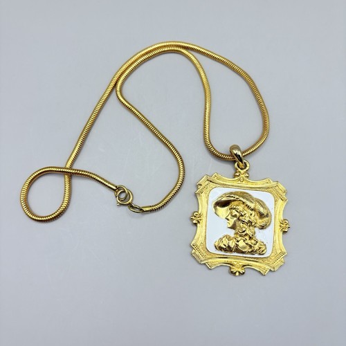 Gold tone metal - gold, edwardian