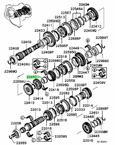 Sleeve output shaft - m/t,