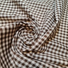 Polycotton Gingham Fabric