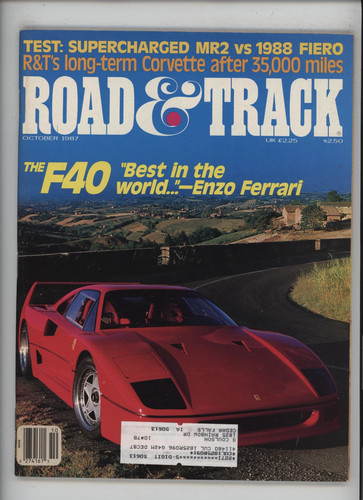 Road track oct - &, 1987: