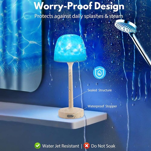 Waterproof bathroom spa lamp - bathroom,