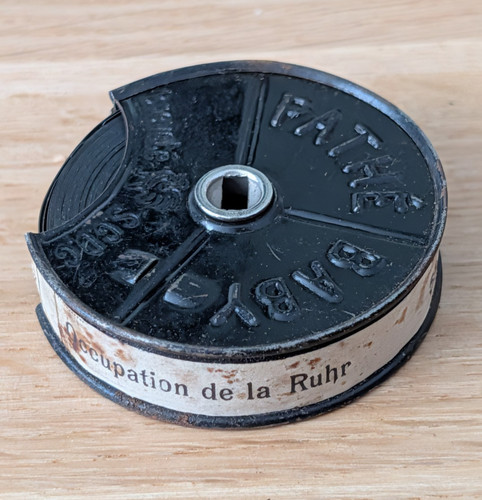 Baby pathe film reel - film,