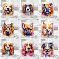 Dog Print Mug Pet Lover Gift Dogs Coffee Tea Cup Present Birthday Xmas Puppy