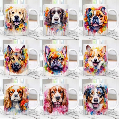 Dog print mug pet lover - dog,
