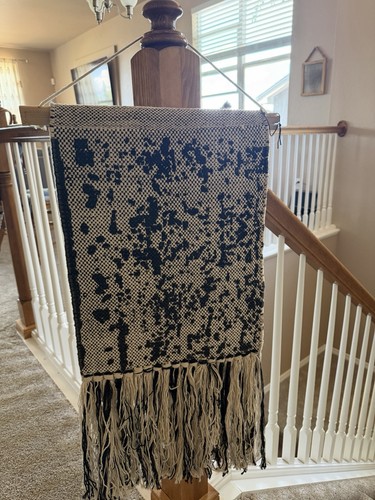 Handmade local art woven rug - local,