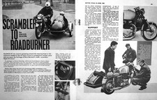 Old Vintage Print Motor Cycle Magazine 1964 Eagle Engine Lambretta Cento 20th