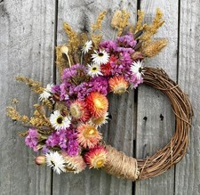 Beautiful Dried Flower Wreath