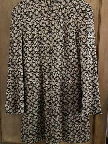 Vintage black gold - black, floral