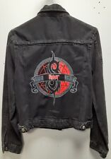 Denim Battle Jacket Pre Started Black Includes Slipknot Back Patch Size 4 Unisex