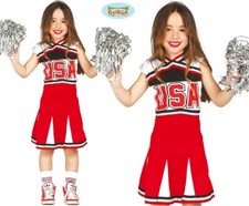 Childs Cheerleader Fancy Dress