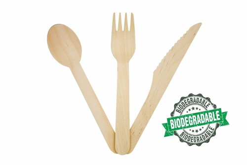 300 wooden cutlery set - 300,