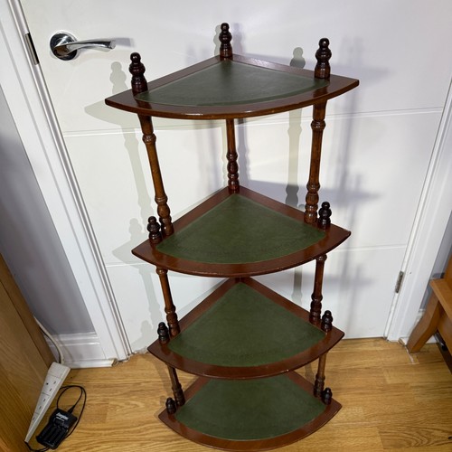 Vintage wooden corner - corner, tiered
