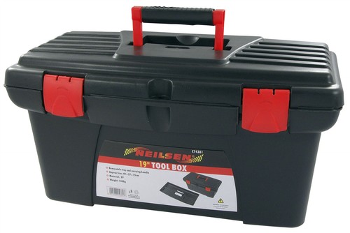 Plastic portable storage - 19",