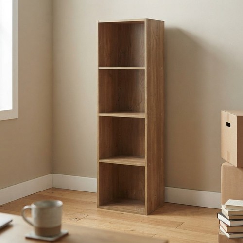 Timeless oak bookcase - bookcase,
