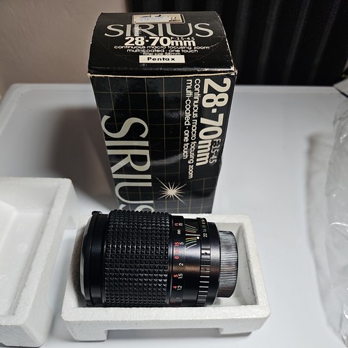 Sirius 70mm 5 - 28-70mm, f/3.5-4.5