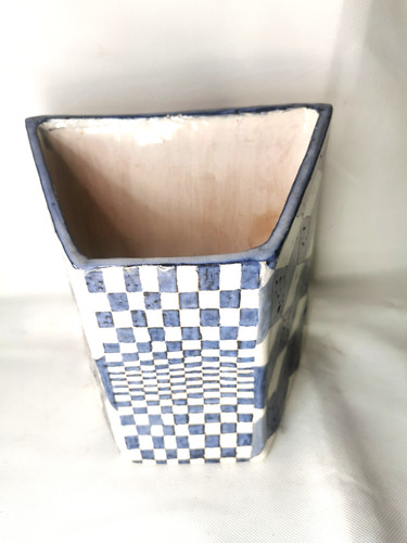 Vintage ceramic pottery blue - ceramic/pottery,