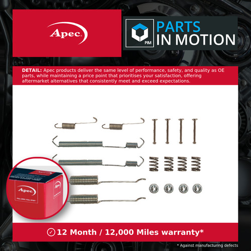 Brake shoe fitting kit fits - shoe,