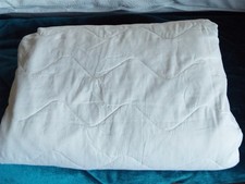 WHITE DOUBLE BED FITTED