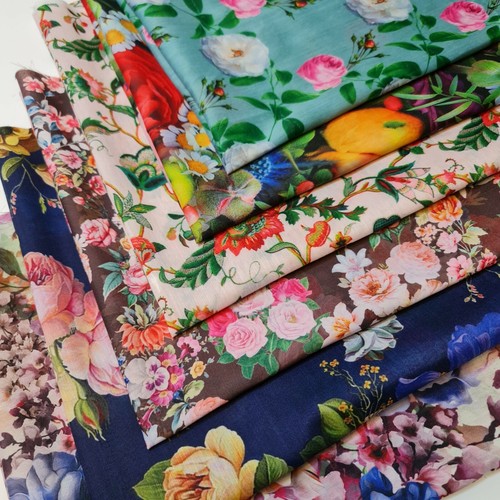 Floral lawn polycotton fat - polycotton,