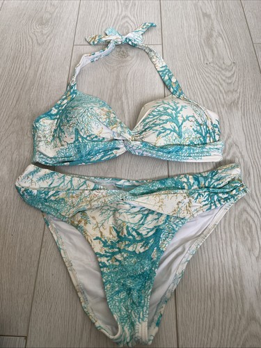 Bikini top bottom cream - &,