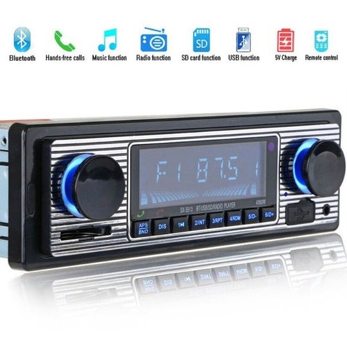 Vintage car bluetooth radio - car,