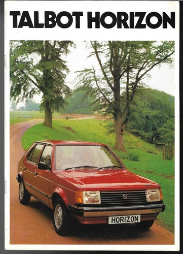 Talbot horizon 1981 1982 - horizon, 1981-1982