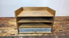 Wooden Desktop Letter Sorter
