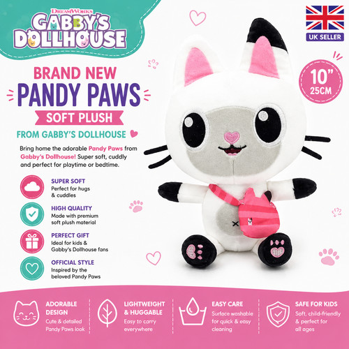 Brand new posh paws gabbys - brand, 10"