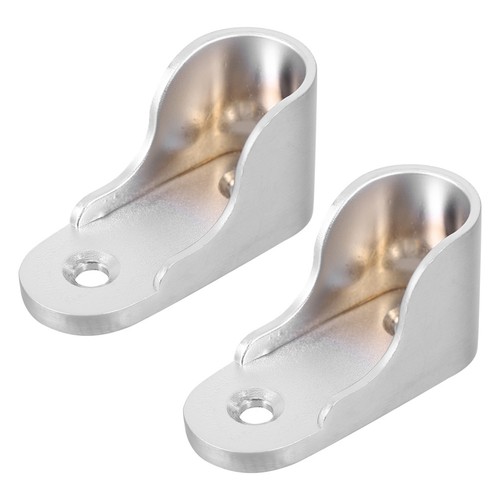 Pcs closet rod - 2, brackets