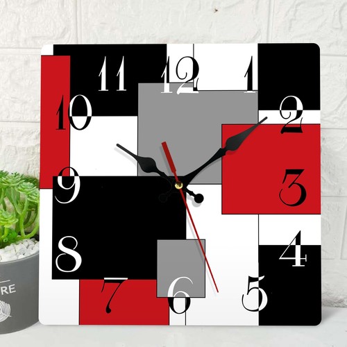 Wooden wall clock inch - clock,, 12