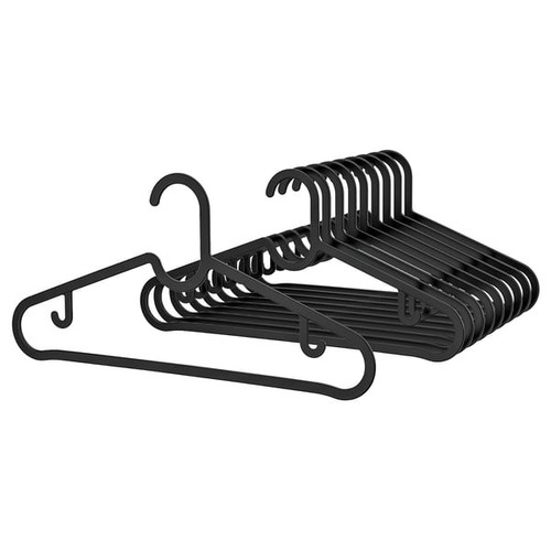 Black slim clothes hangers non - black,