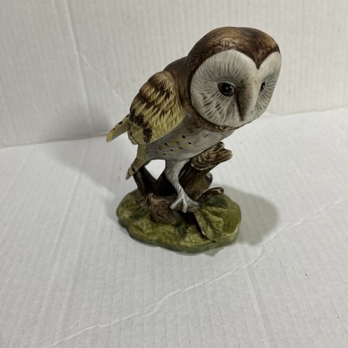 Pottery owl perched tall - perched,