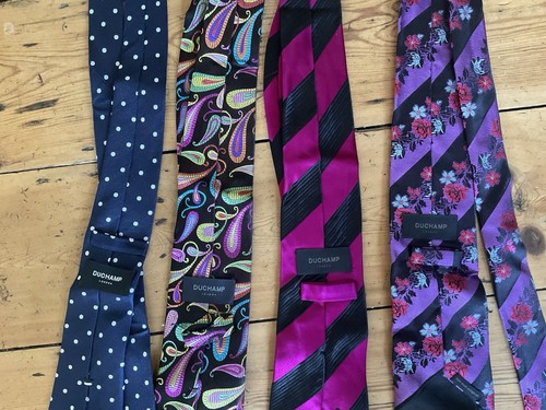 Duchamp silk ties - duchamp, x4