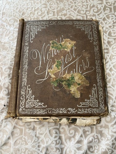 Victorian era scrapbook filled - era,