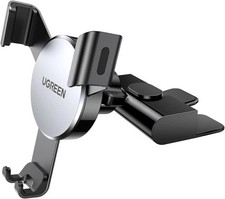 UGREEN Car Phone Holder CD Slot Auto Lock Gravity Car Mount Cradle Adjustable in