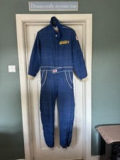F1 Race Wear Pit Full Suit Blue Size 42
