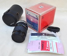 Boxed New Old Stock Vintage " SIGMA Mini-Tele 135mm f/3.5 Lens  + Case & Leaflet