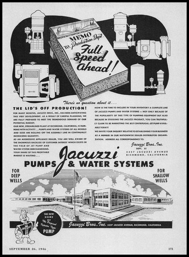 1946 jacuzzi bros water - 1946,
